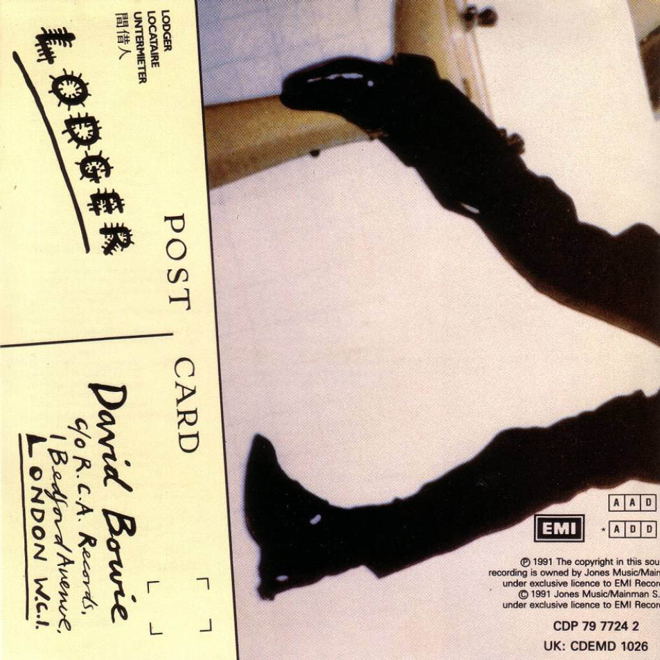 Cartula Interior Frontal de David Bowie - Lodger (1991)