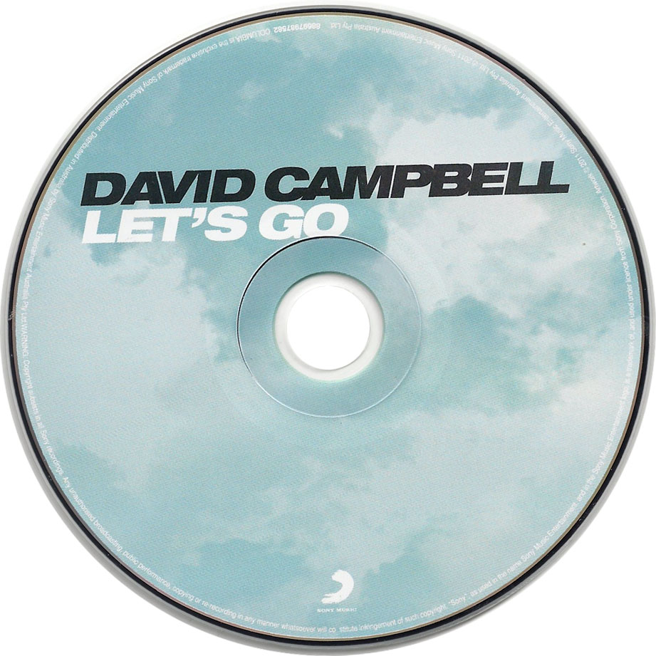 Cartula Cd de David Campbell - Let's Go