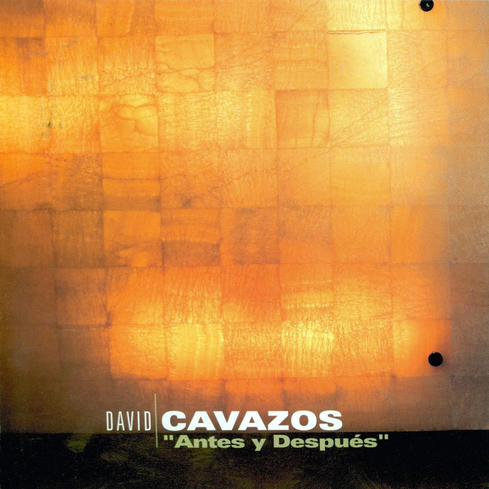 Cartula Interior Frontal de David Cavazos - Antes Y Despues