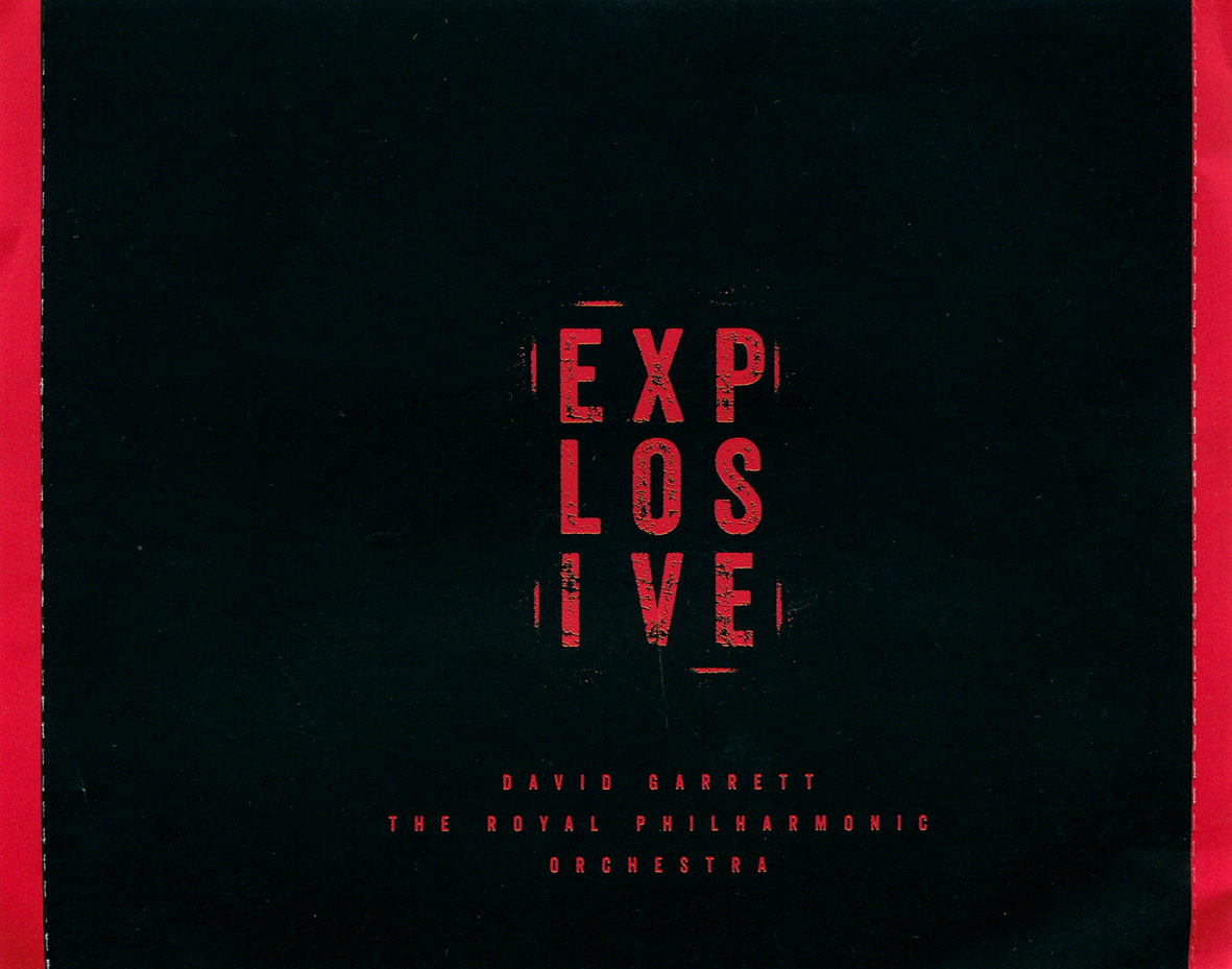 Cartula Interior Trasera de David Garrett - Explosive (Deluxe Edition)