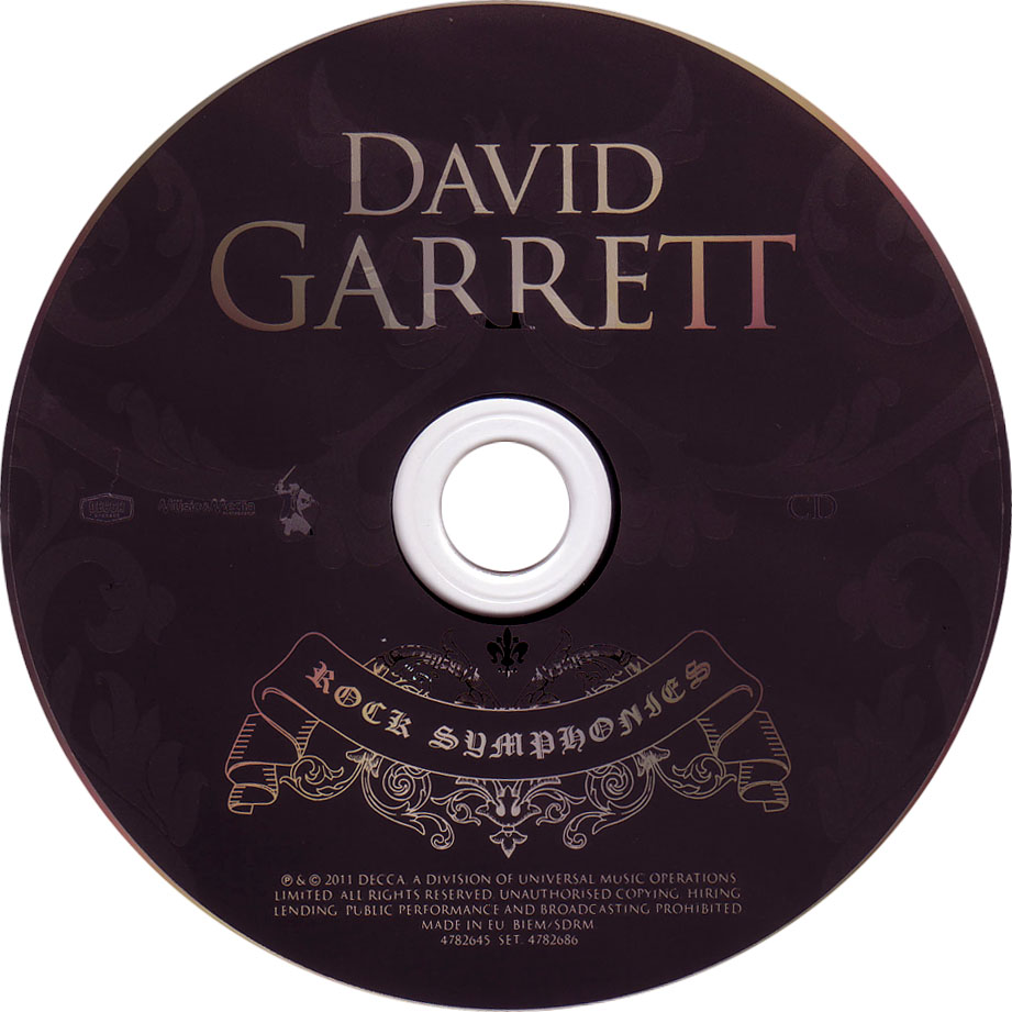 Cartula Cd de David Garrett - Rock Symphonies