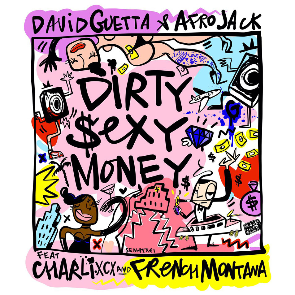 Cartula Frontal de David Guetta - Dirty Sexy Money (Featuring Afrojack, Charli Xcx & French Montana) (Cd Single)