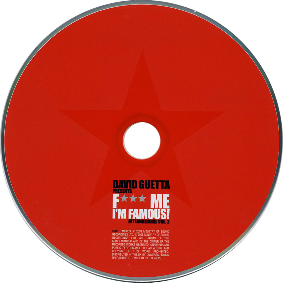 Cartula Cd1 de David Guetta - F*** Me I'm Famous: International Volume 2