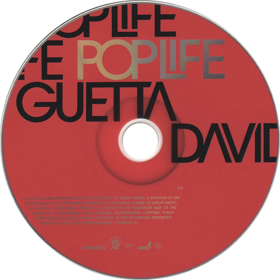 Cartula Cd de David Guetta - Pop Life