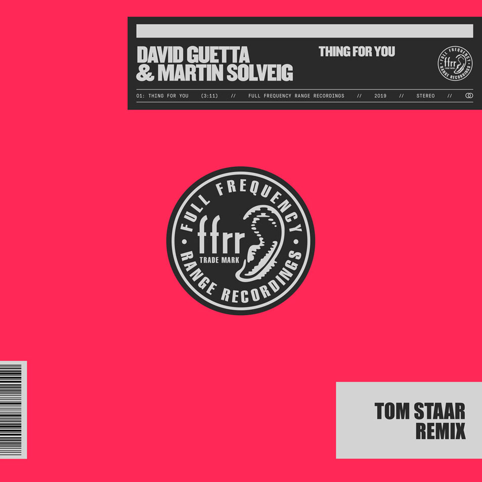 Cartula Frontal de David Guetta - Thing For You (Featuring Martin Solveig) (Tom Staar Remix) (Cd Single)