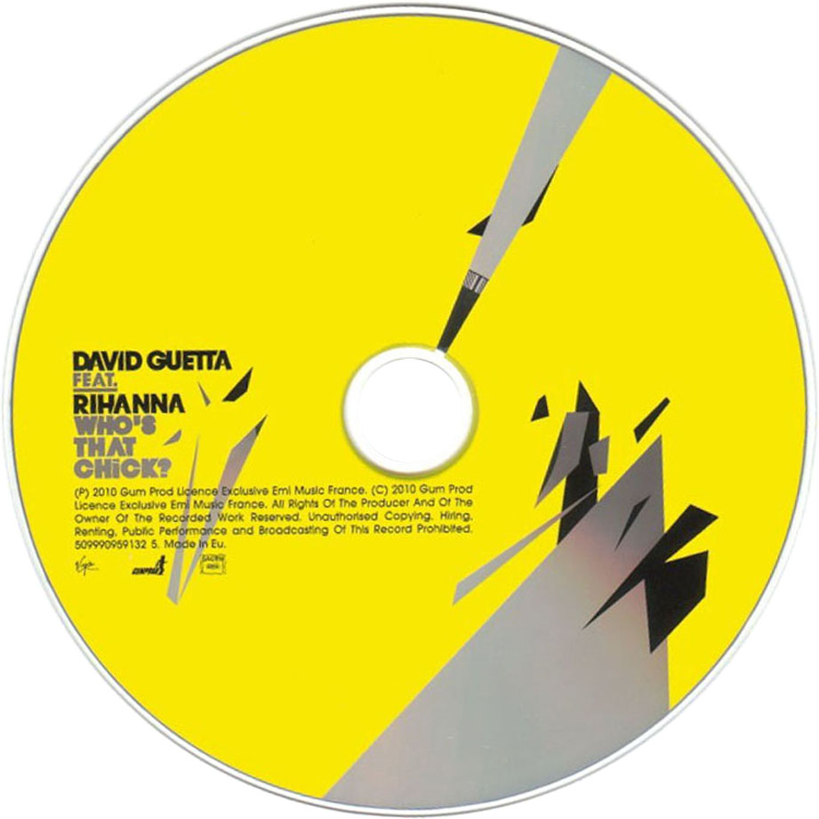 Cartula Cd de David Guetta - Who's That Chick (Featuring Rihanna) (Cd Single)