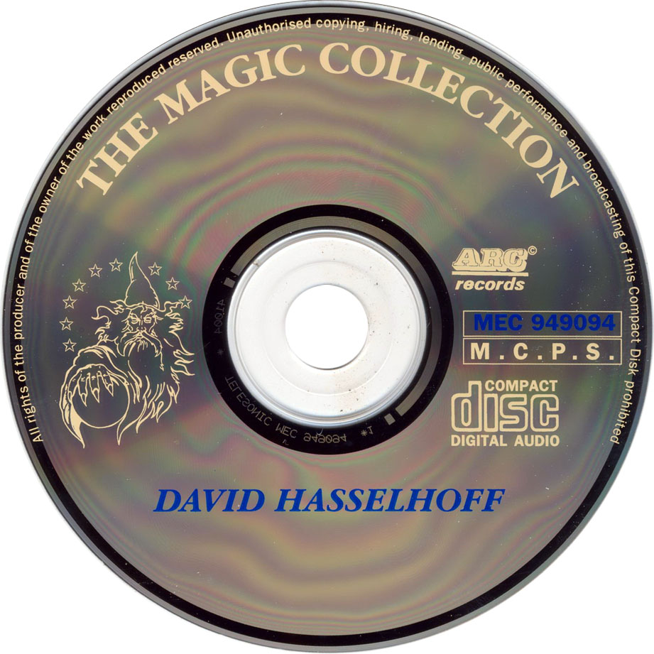 Cartula Cd de David Hasselhoff - Magic Collection