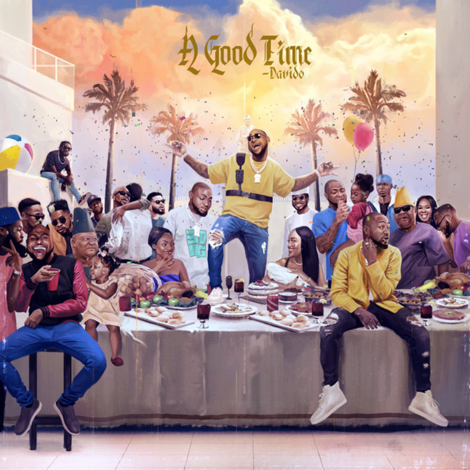 Cartula Frontal de Davido - A Good Time