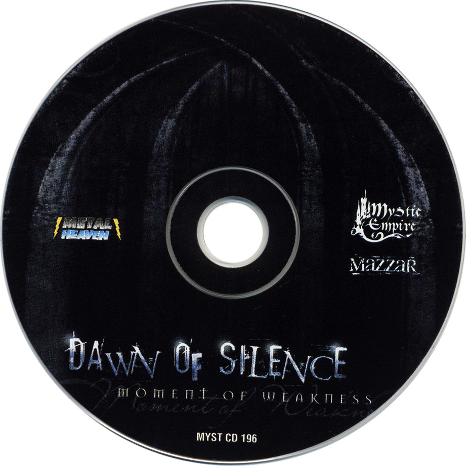 Cartula Cd de Dawn Of Silence - Moment Of Weakness