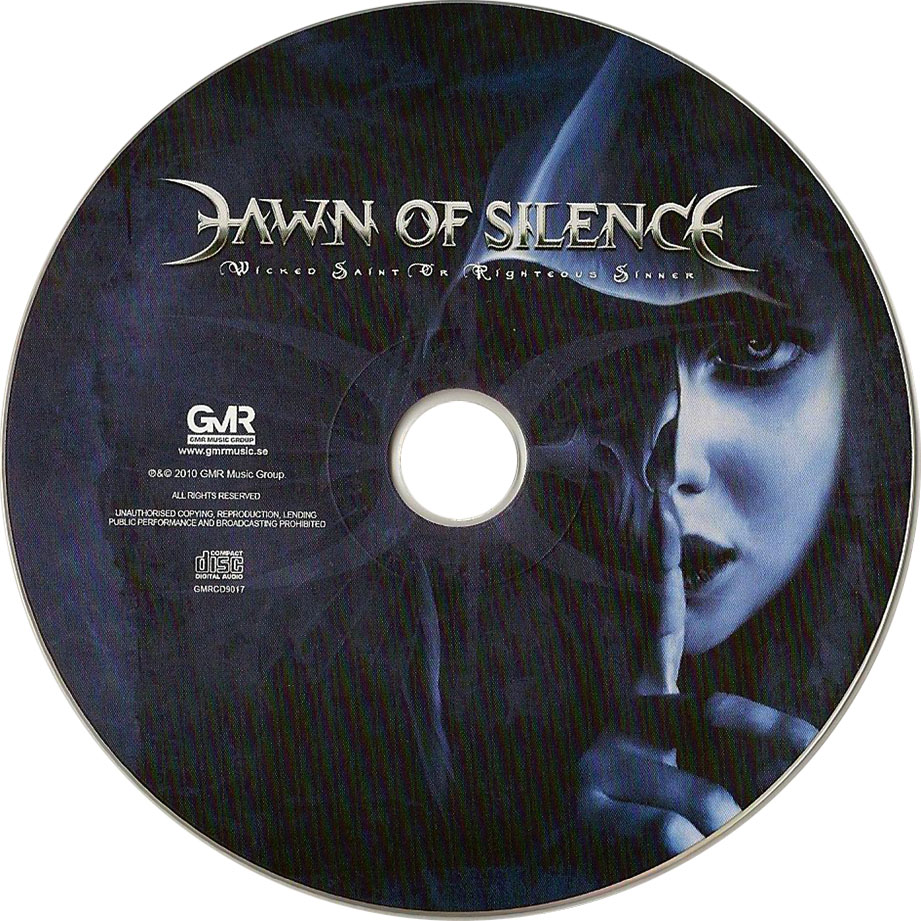 Cartula Cd de Dawn Of Silence - Wicked Saint Or Righteous Sinner