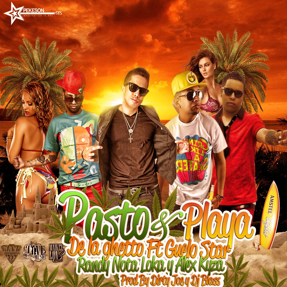 Cartula Frontal de De La Ghetto - Pasto Y Playa (Featuring Guelo Star, Randy Nota Loca & Alex Kyza) (Cd Single)