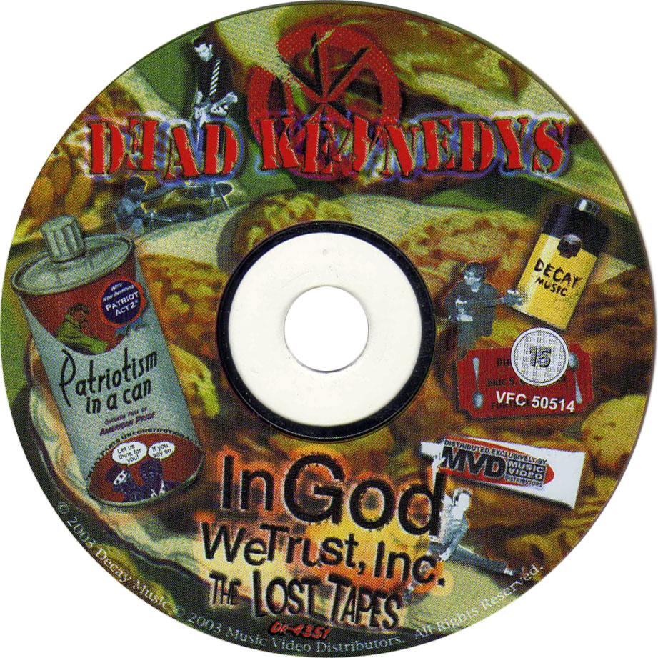 Cartula Dvd de Dead Kennedys - In God We Trust, Inc. (The Lost Tapes) (Dvd)