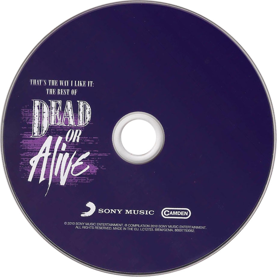 Cartula Cd de Dead Or Alive - That's The Way I Like It: The Best Of Dead Or Alive