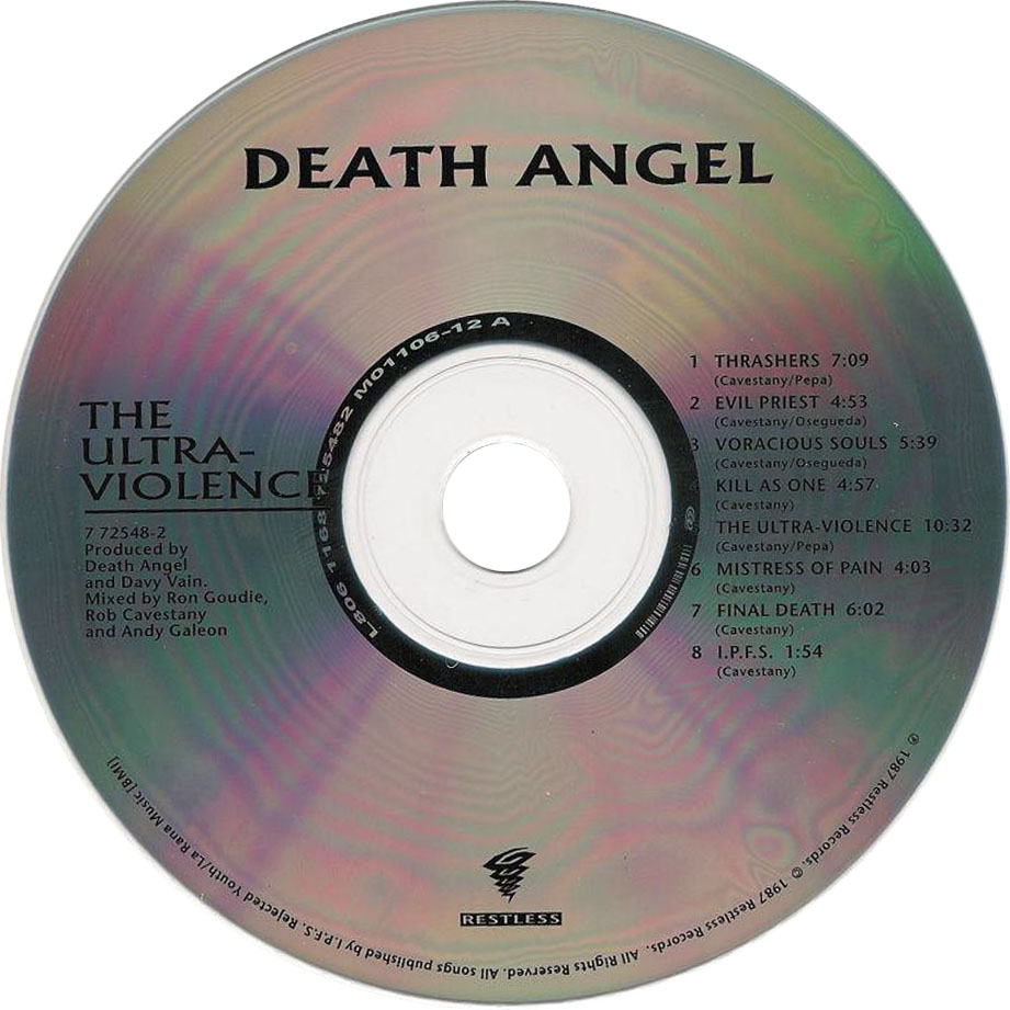 Cartula Cd de Death Angel - The Ultra Violence