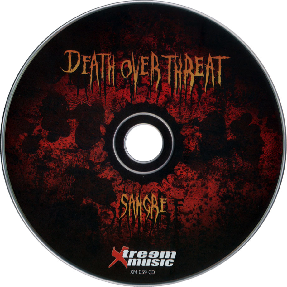 Cartula Cd de Death Over Threat - Sangre