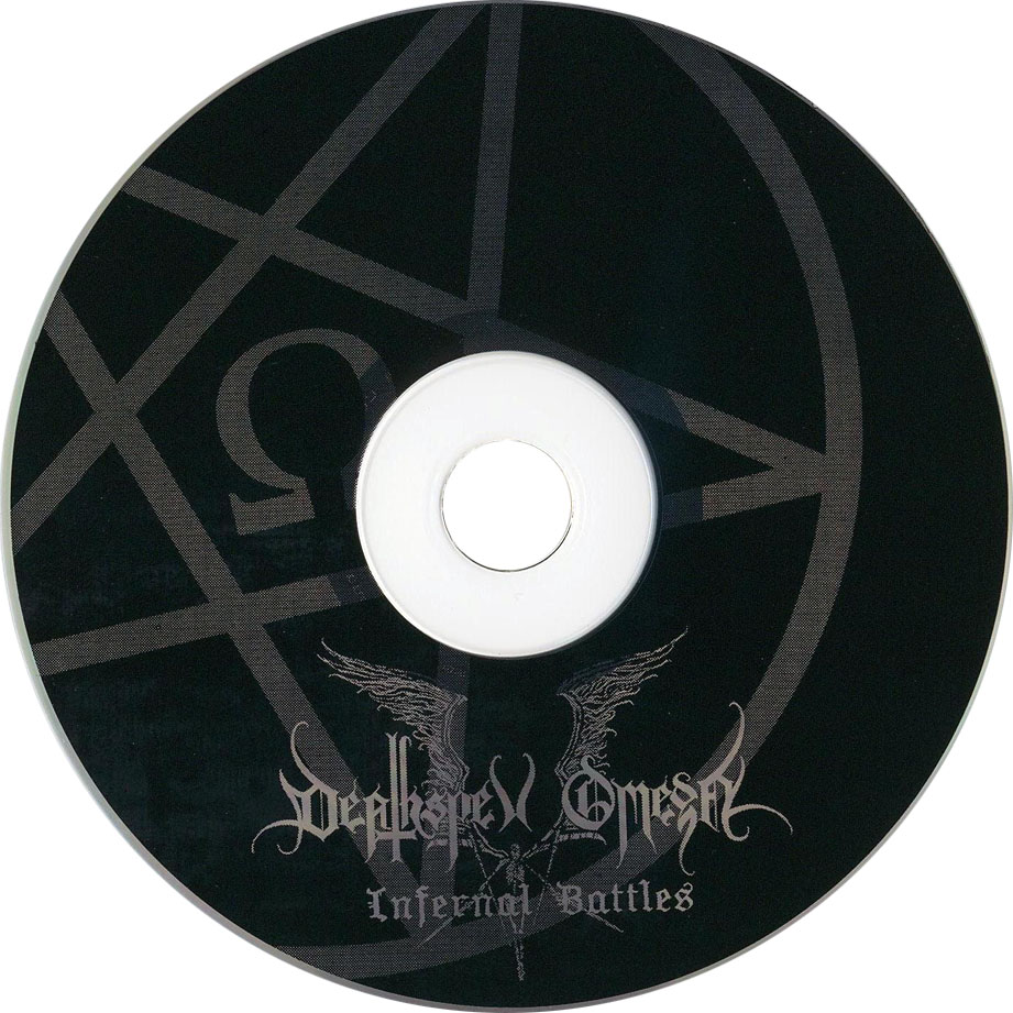 Cartula Cd de Deathspell Omega - Infernal Battles