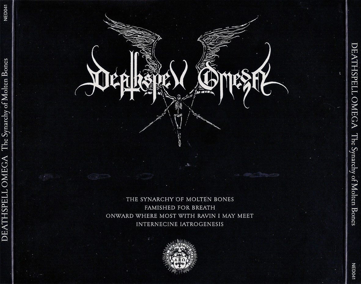 Cartula Trasera de Deathspell Omega - The Synarchy Of Molten Bones