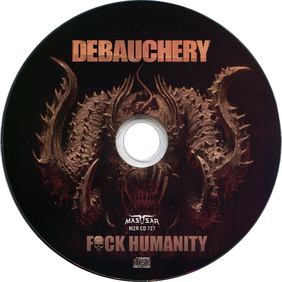 Cartula Cd1 de Debauchery - Fuck Humanity (Limited Edition)