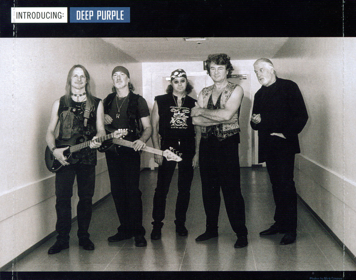 Cartula Interior Trasera de Deep Purple - Introducing Deep Purple