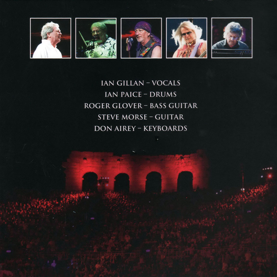 Cartula Interior Frontal de Deep Purple - Live In Verona