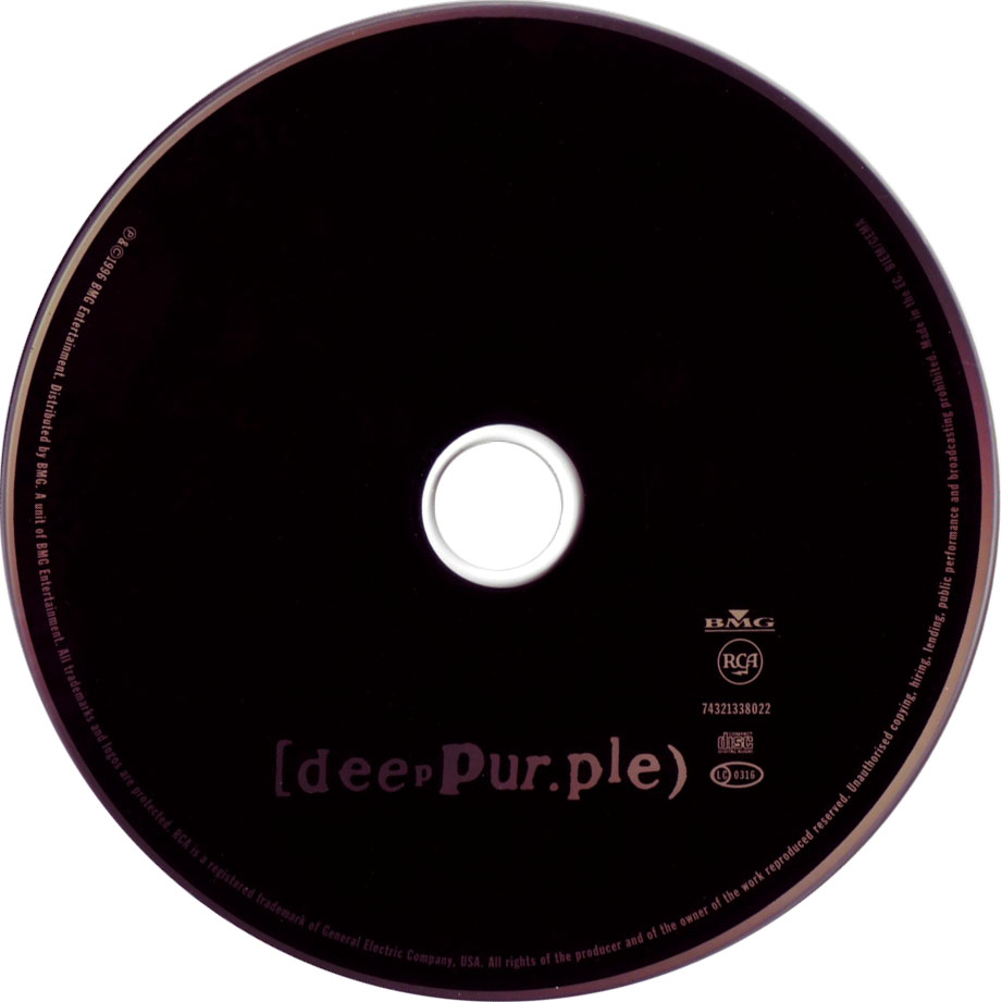 Cartula Cd de Deep Purple - Purpendicular