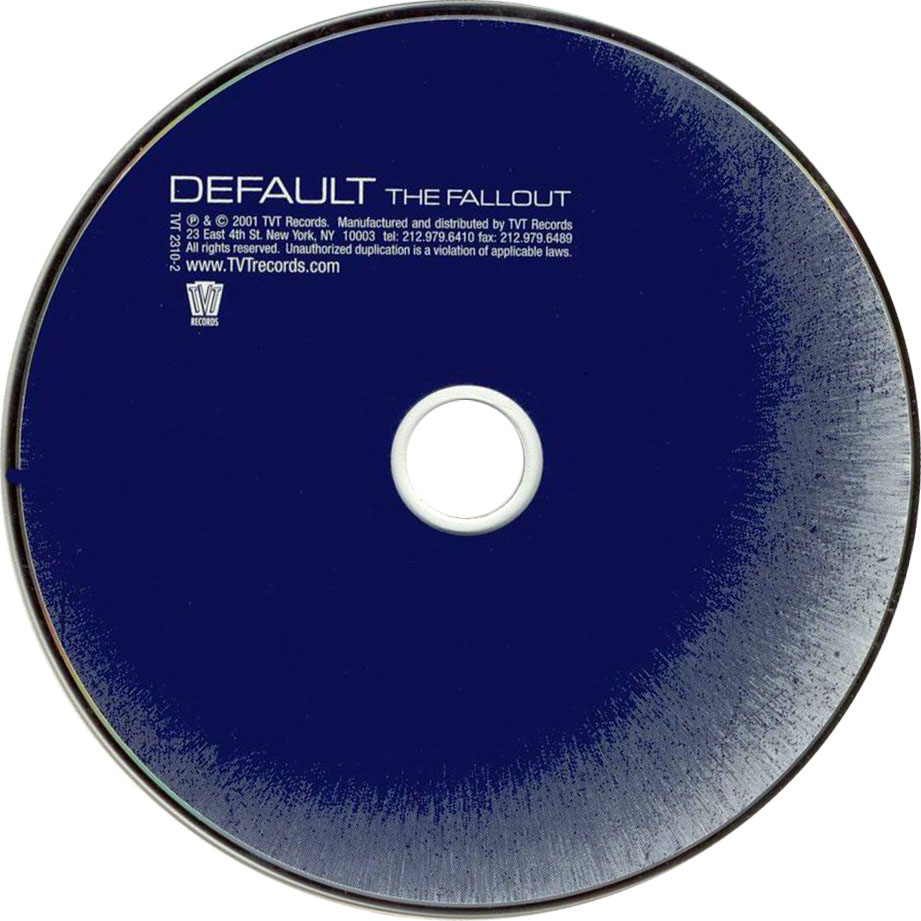 Cartula Cd de Default - The Fallout