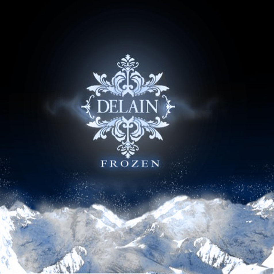 Cartula Frontal de Delain - Frozen (Cd Single)