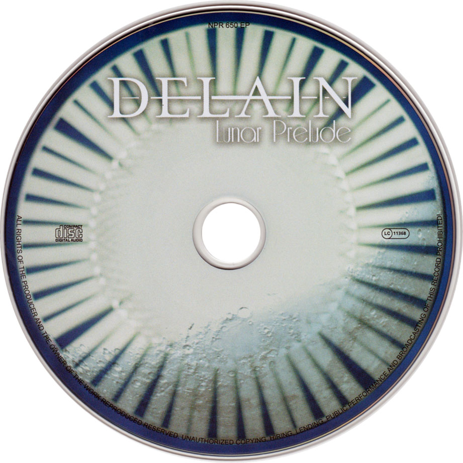 Cartula Cd de Delain - Lunar Prelude (Ep)