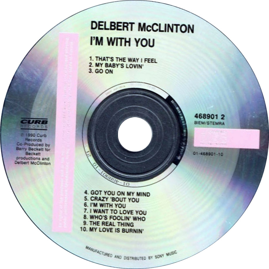 Cartula Cd de Delbert Mcclinton - I'm With You