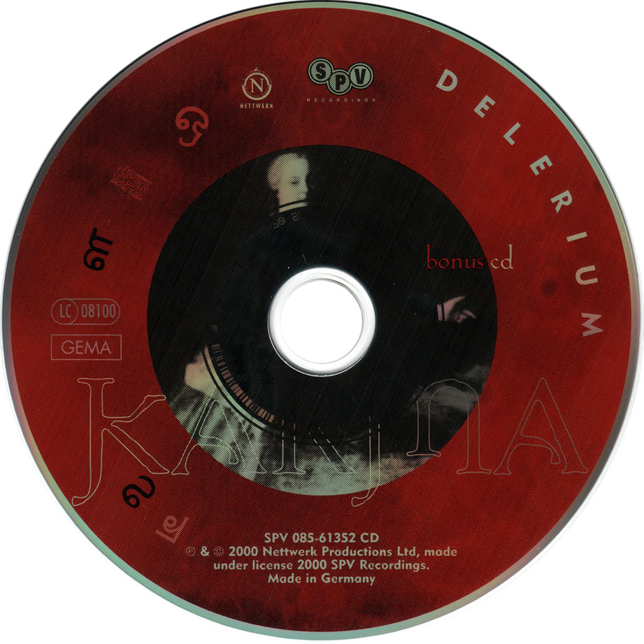 Cartula Cd2 de Delerium - Karma (Limited Edition)