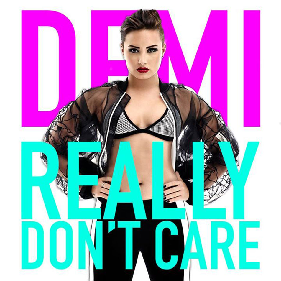 Cartula Frontal de Demi Lovato - Really Don't Care (Cd Single)