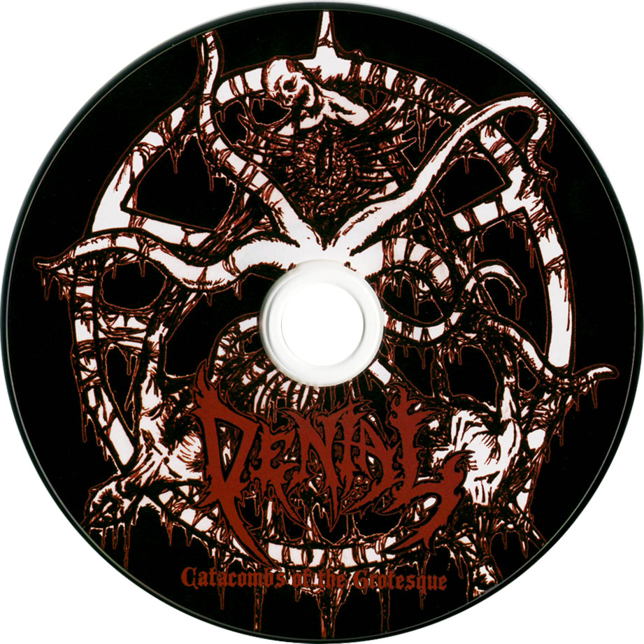 Cartula Cd de Denial - Catacombs Of The Grotesque