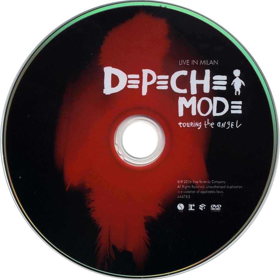 Cartula Dvd1 de Depeche Mode - Touring The Angel: Live In Milan (Dvd)
