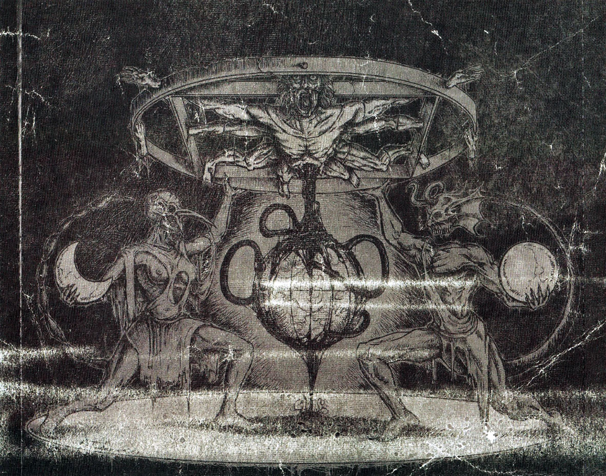 Cartula Interior Trasera de Depeseblo - Nightmare Desolation