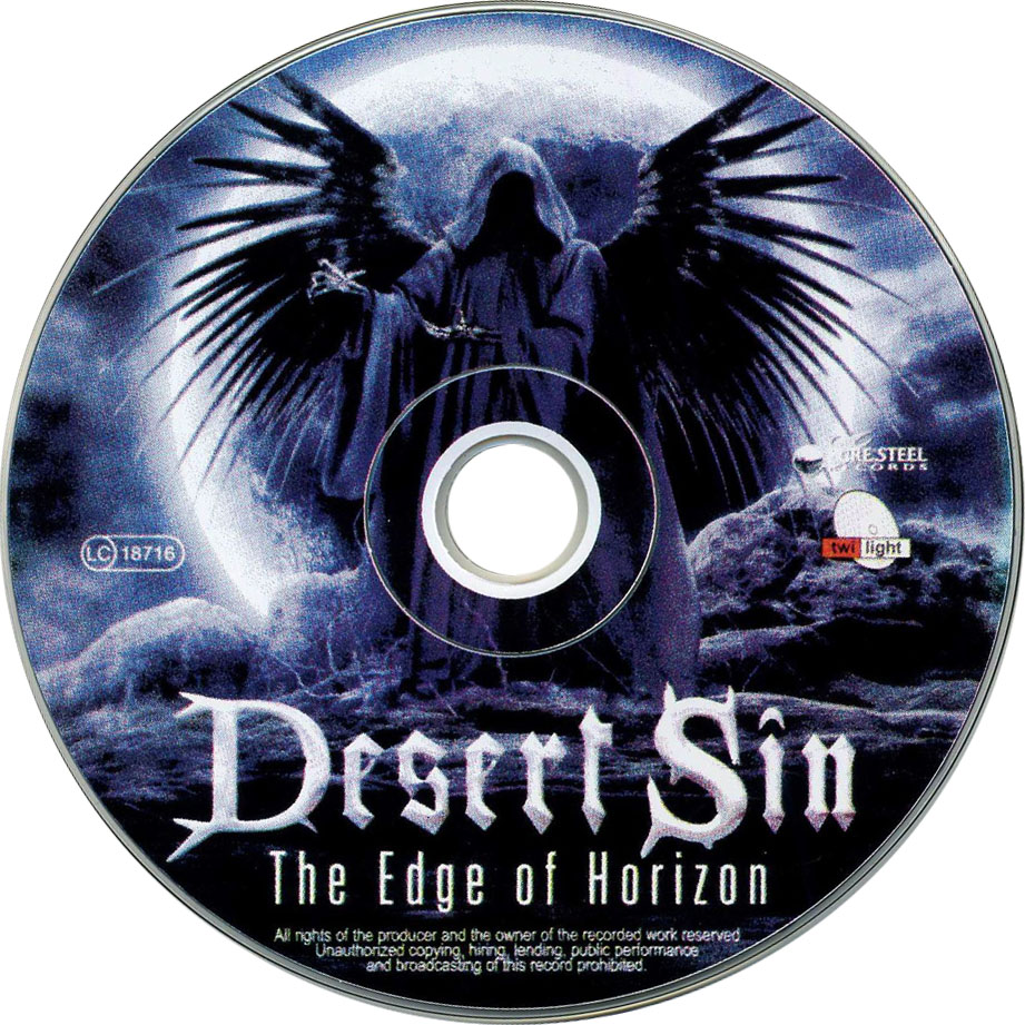 Cartula Cd de Desert Sin - The Edge Of Horizon