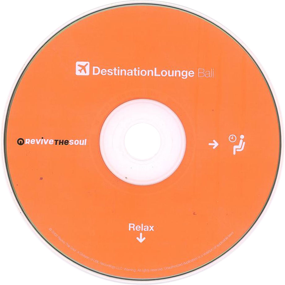 Cartula Cd1 de Destination Lounge: Bali