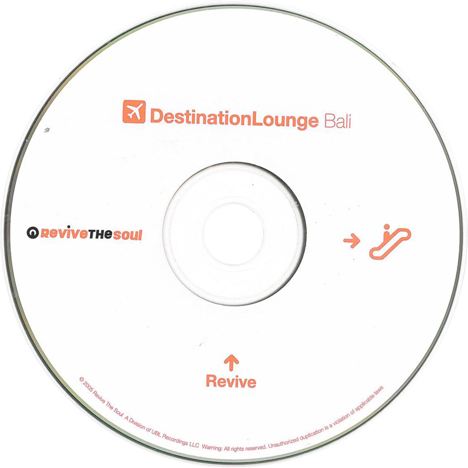 Cartula Cd2 de Destination Lounge: Bali