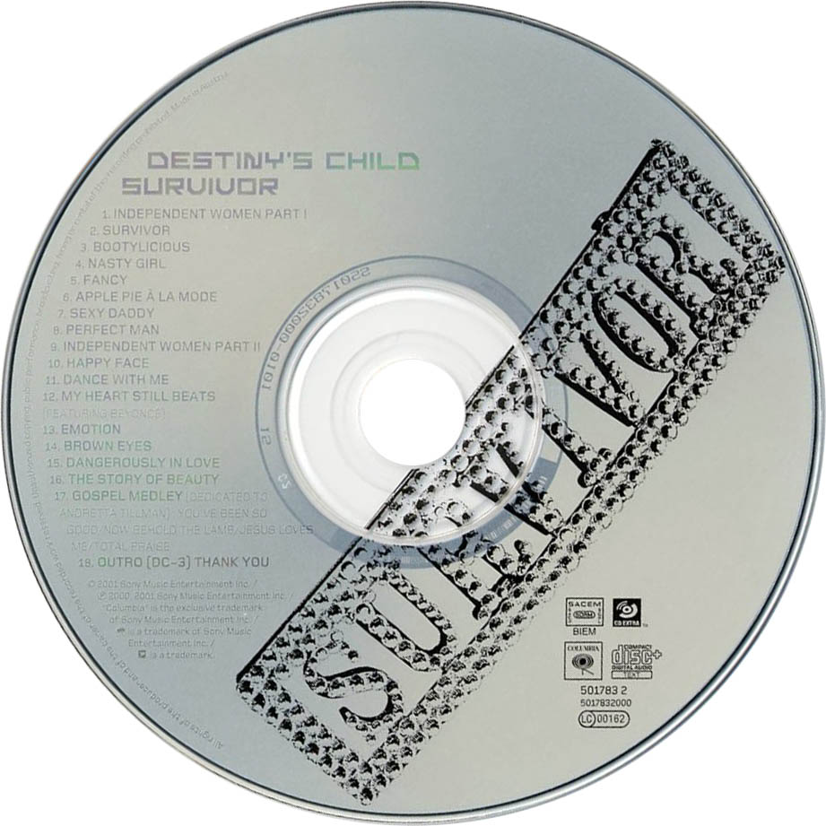 Cartula Cd de Destiny's Child - Survivor