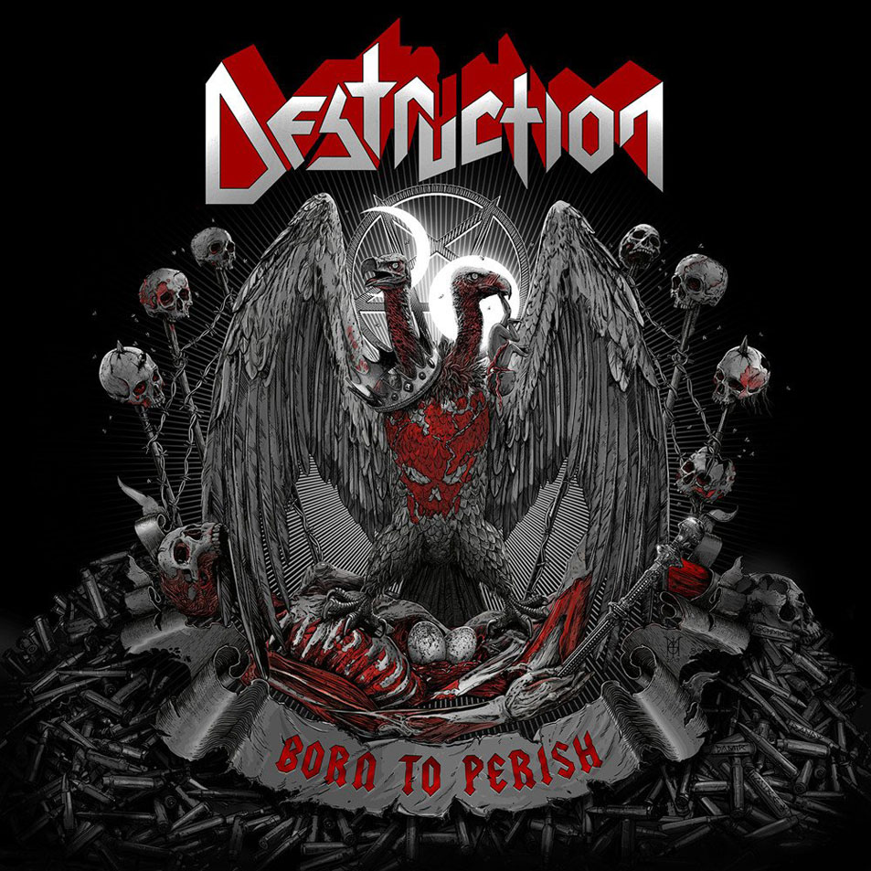 Cartula Frontal de Destruction - Born To Perish