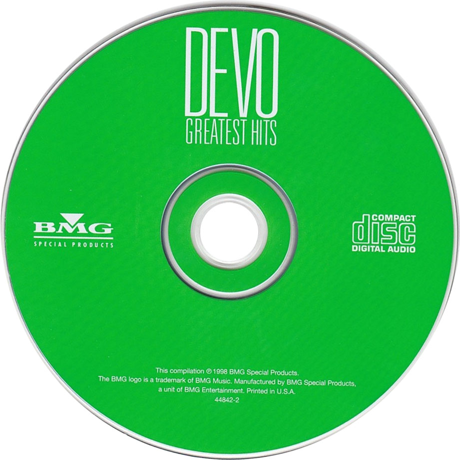 Cartula Cd de Devo - Greatest Hits (1998)