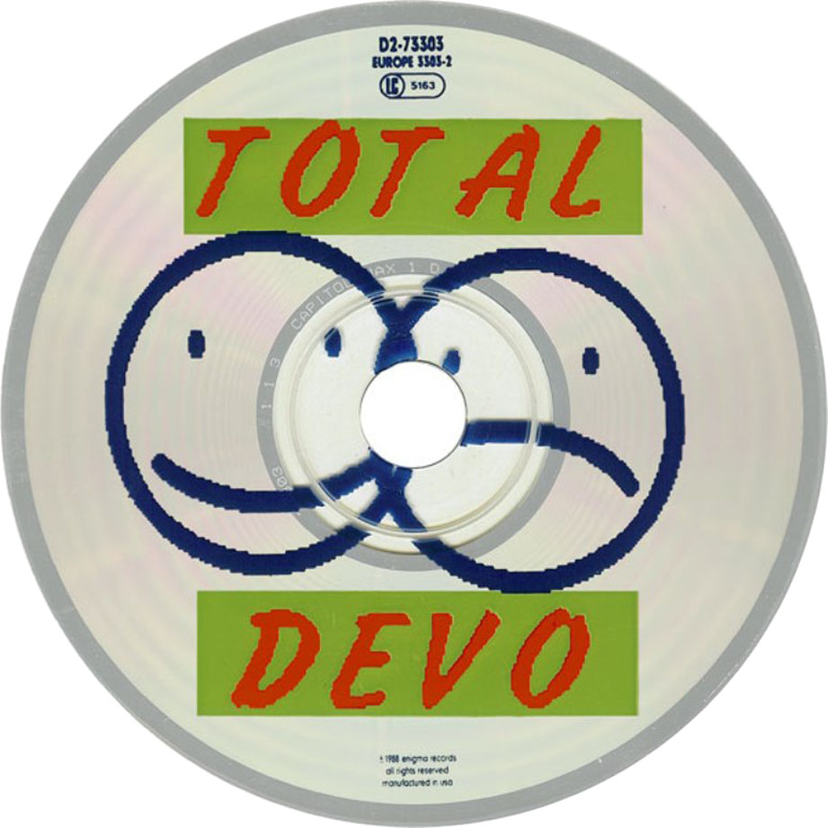 Cartula Cd de Devo - Total Devo