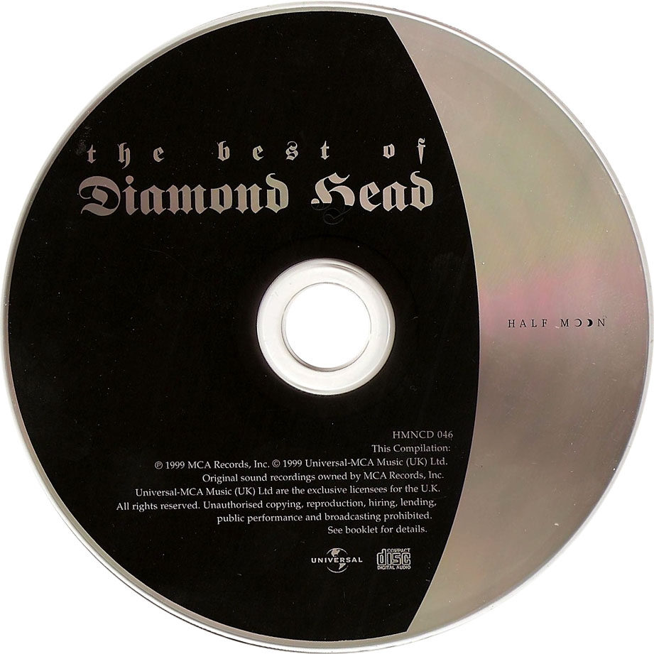 Cartula Cd de Diamond Head - The Best Of Diamond Head