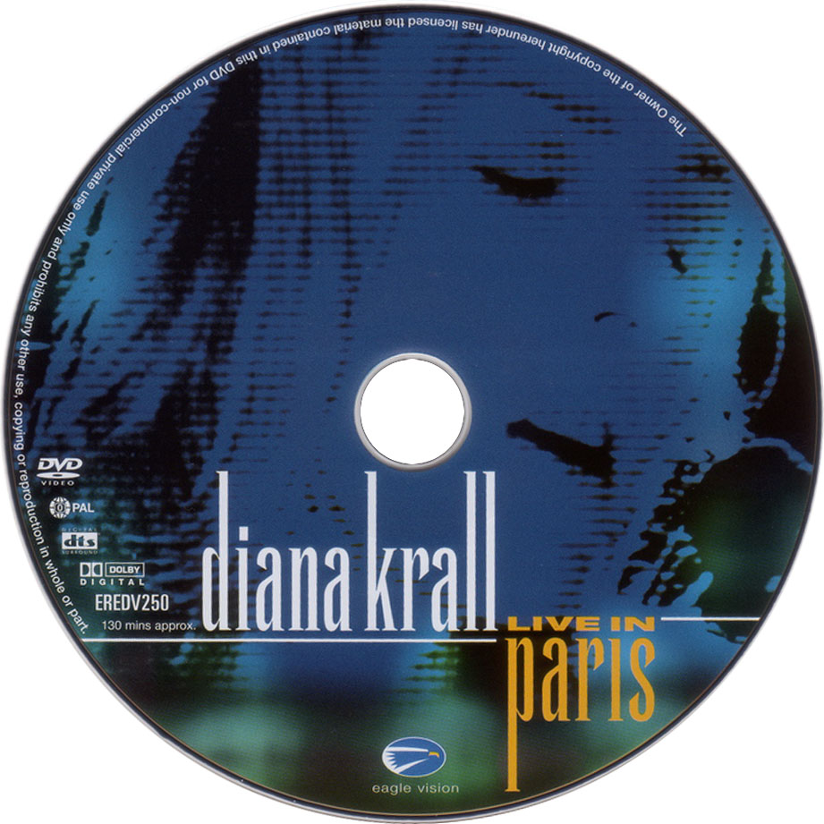 Cartula Dvd de Diana Krall - Live In Paris (Dvd)