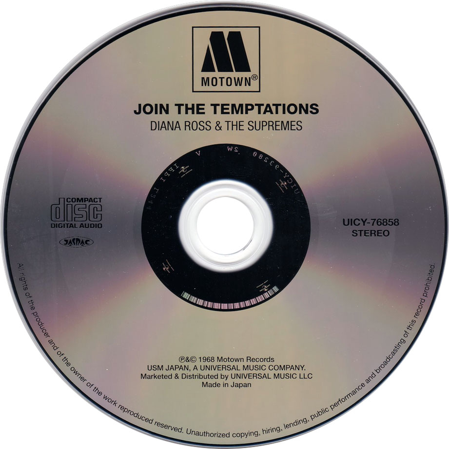 Cartula Cd de Diana Ross & The Supremes And The Temptations - Diana Ross & The Supremes Join The Temptations
