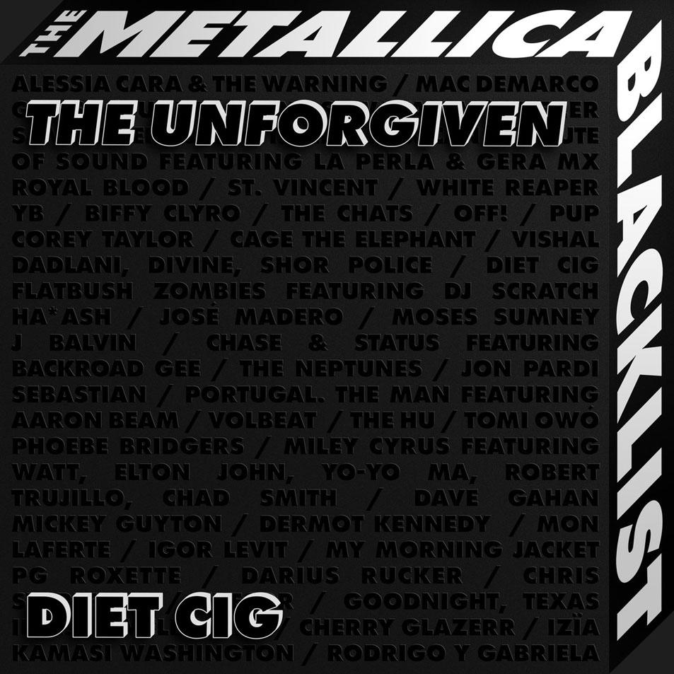 Cartula Frontal de Diet Cig - The Unforgiven (Cd Single)
