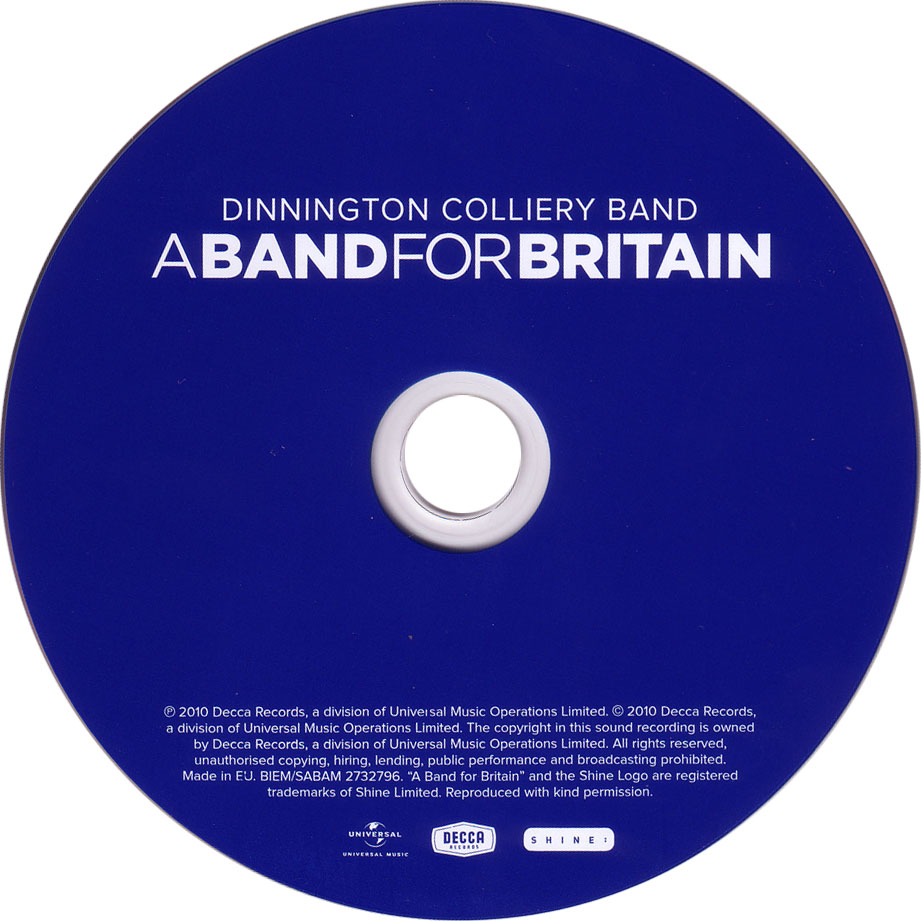 Cartula Cd de Dinnington Colliery Band - A Band For Britain