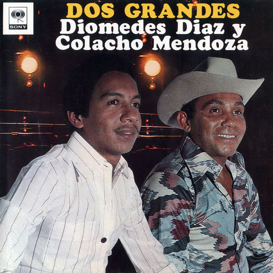 Cartula Frontal de Diomedes Diaz & Colacho Mendoza - Dos Grandes