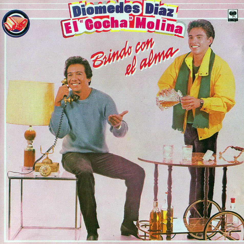 Cartula Frontal de Diomedes Diaz & El Cocha Molina - Brindo Con El Alma