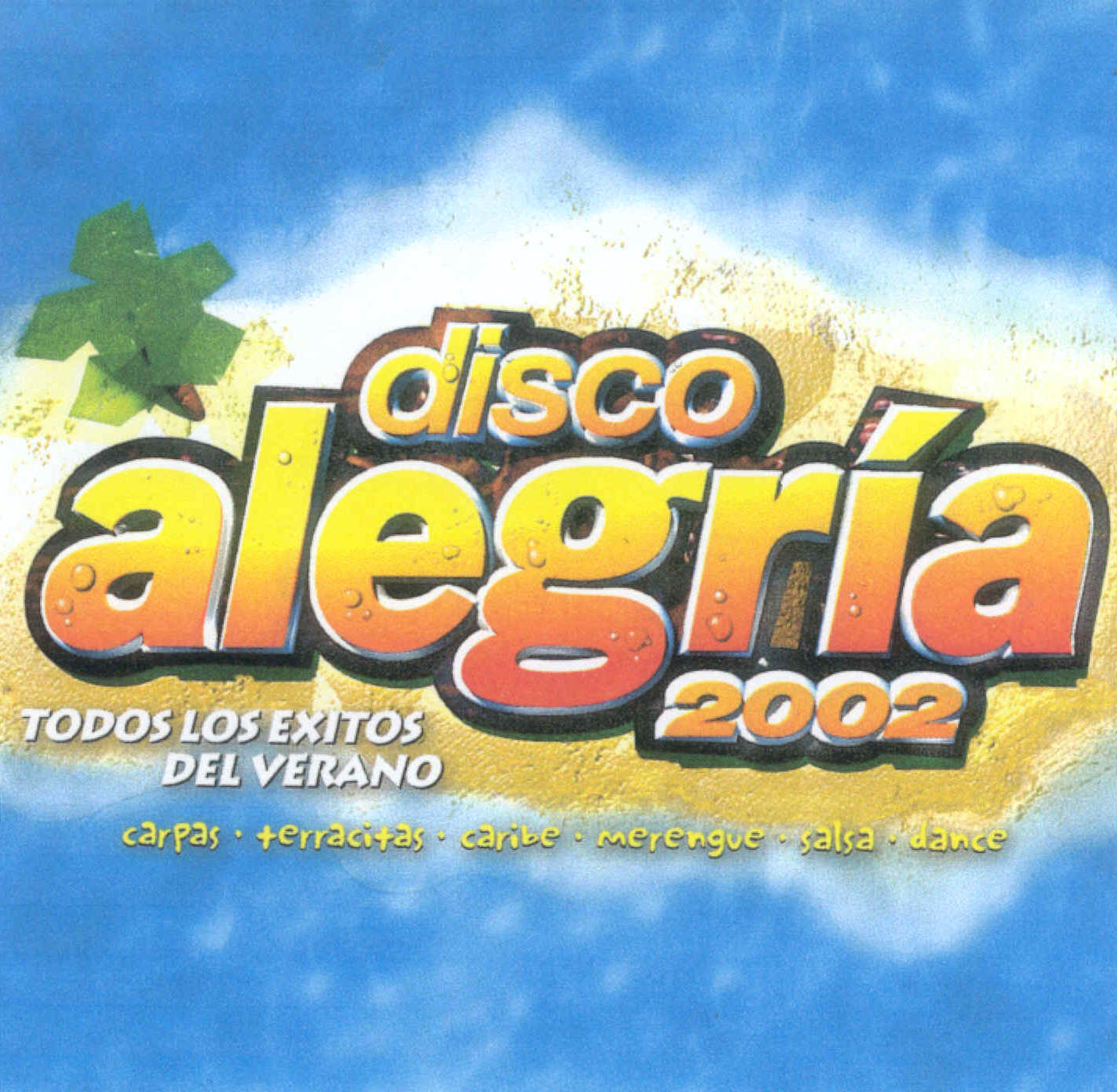 Cartula Frontal de Disco Alegria 2002