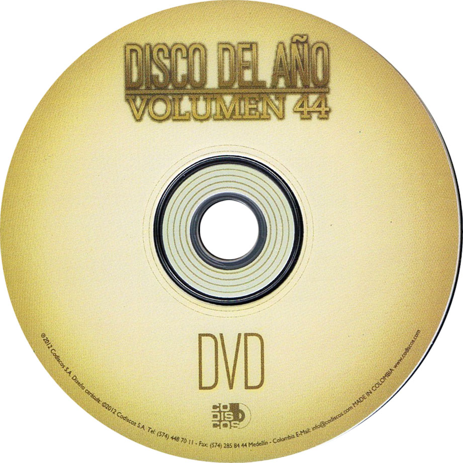 Cartula Dvd de Disco Del Ao Volumen 44: Tributo A Jairo Varela